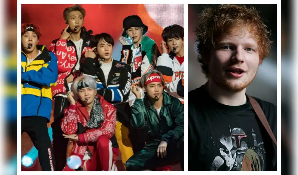 El fandom ARMY eligió a su chico favorito y no fueron ninguno de los Bangtan Boys, fue Ed Sheeran.