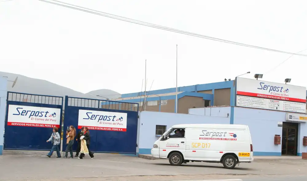 La incautación se realizó en la sede de Serpost de Los Olivos. Foto: Andina