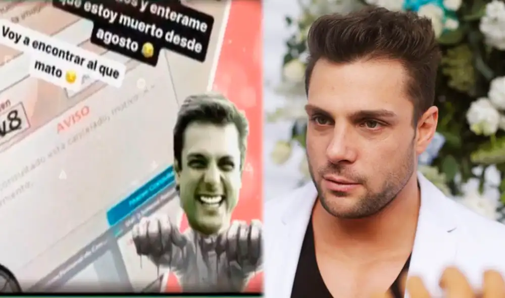 Nicola Porcella figuraba en la Reniec como persona fallecida. Foto: captura América TV / La República