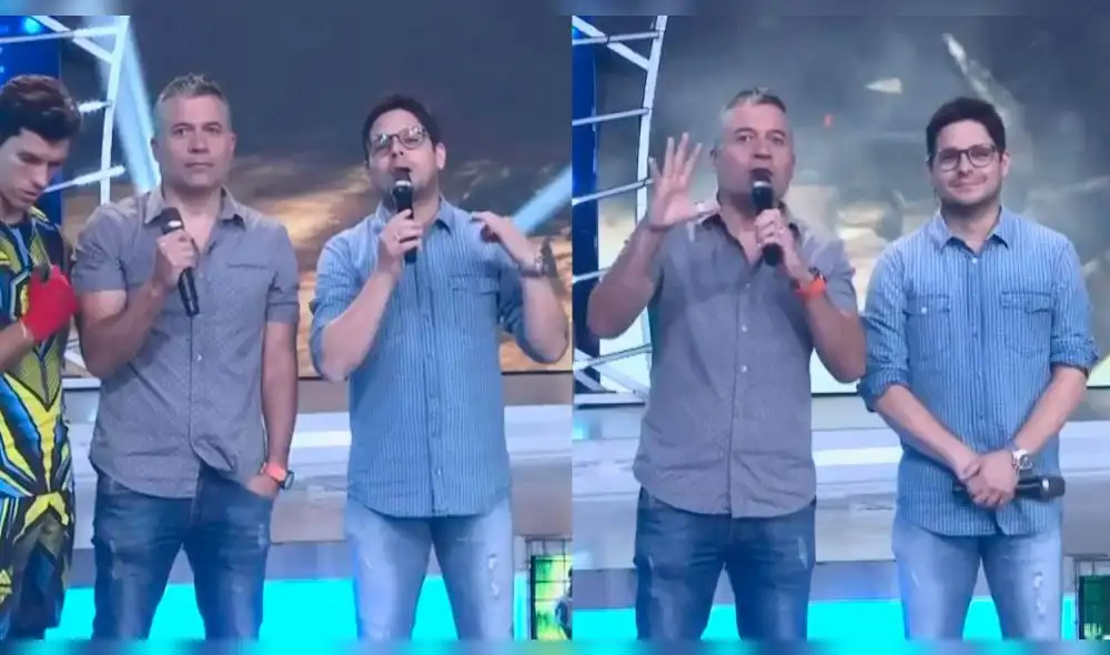 Gian Piero Díaz y Mathías Brivio bromean en "Esto es Guerra" por polémica entre Gisela Valcárcel y Tula Rodríguez Gian Piero Díaz y Mathías Brivio bromean en "Esto es Guerra" por polémica entre Gisela Valcárcel y Tula Rodríguez