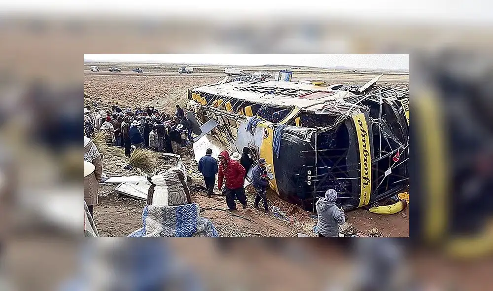Puno: Los 20 pasajeros fallecidos en la carretera Binacional Puno: Los 20 pasajeros fallecidos en la carretera Binacional
