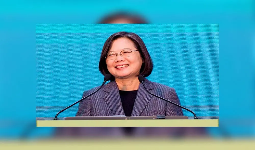 Tsai Ing-wen alcanzó 8.170.231 votos y así logró mantenerse en el cargo. Foto: EFE Tsai Ing-wen alcanzó 8.170.231 votos y así logró mantenerse en el cargo. Foto: EFE
