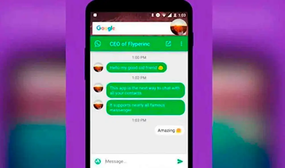 Con la aplicación ‘FlyChat’ puedes aplicar este truco. (Fotos: FayerWayer)