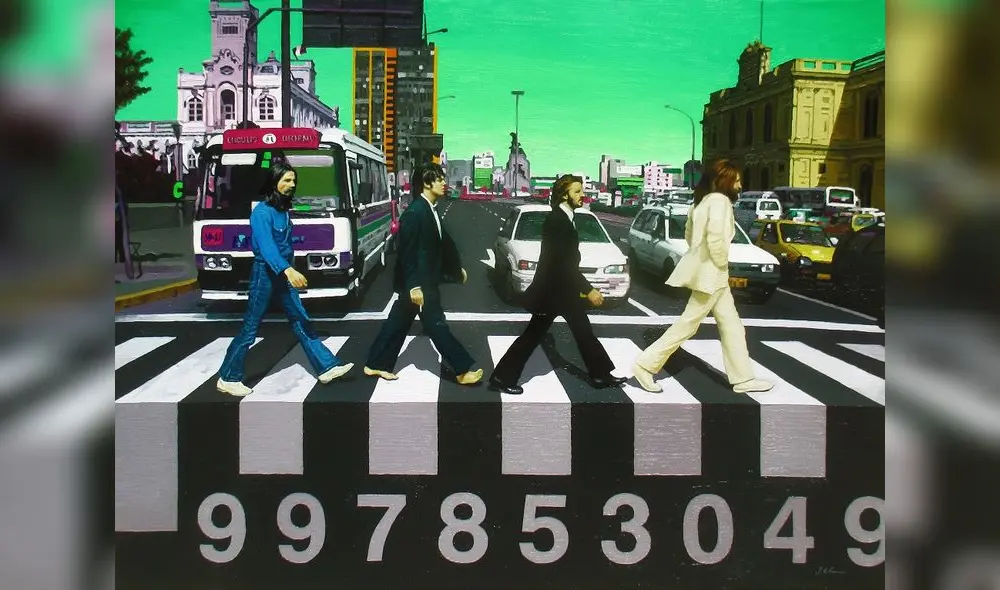 Artista John Chauca. The Beatles en Lima.