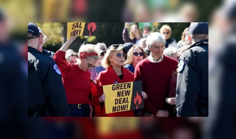 Jane Fonda busca crear conciencia sobre el cambio climático y su repercusión en nuestro planeta. (Foto: CommonDreams)