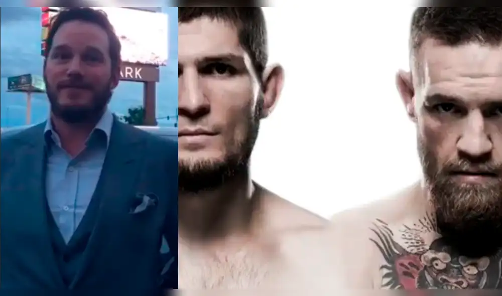 McGregor vs Khabib EN VIVO: Chris Pratt da su favorito para la pelea [VIDEO]