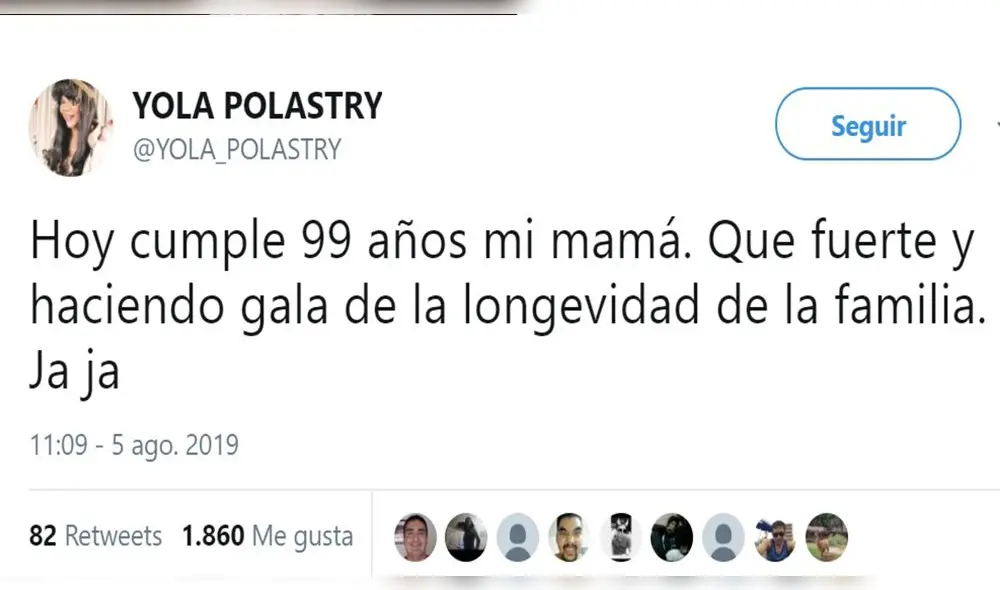 Yola Polastry revela secreto familiar para ser longevos [FOTOS]