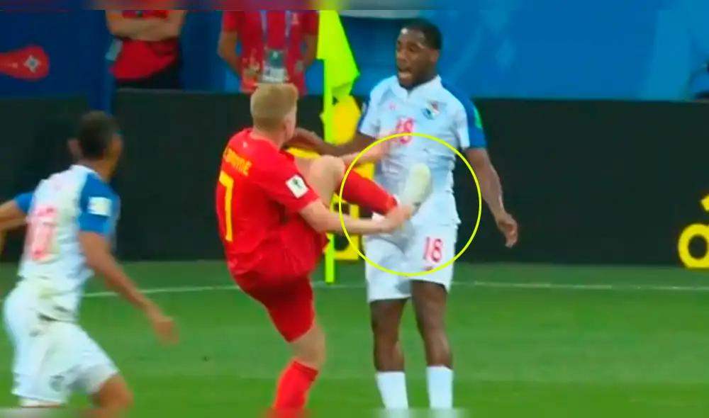 La brutal falta que Kevin De Bruyne cometió al 'Pana' Tejada
