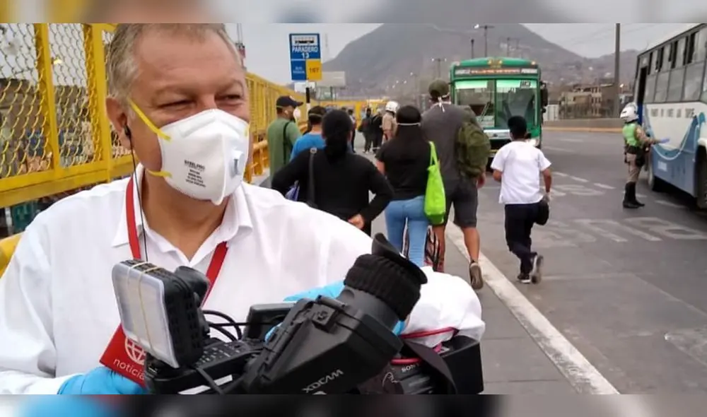 Gunter Rave comenta su experiencia como reportero. Foto: Instagram.