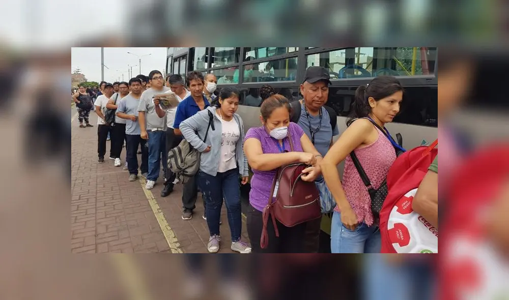 Callao: denuncian paraderos llenos pese a estado de emergencia por coronavirus [VIDEO]