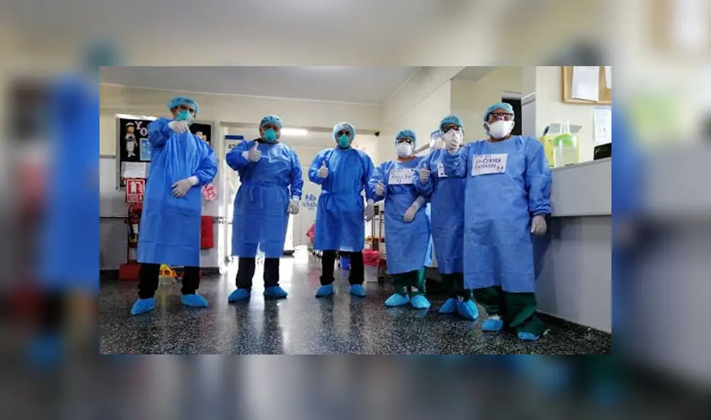 Pacientes dados de alta en Perú. Créditos: EsSalud. Pacientes dados de alta en Perú. Créditos: EsSalud.