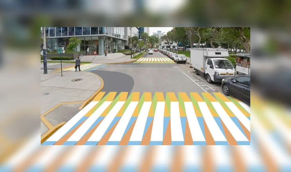 San Isidro: promueve respeto al peatón con intervenciones artísticas