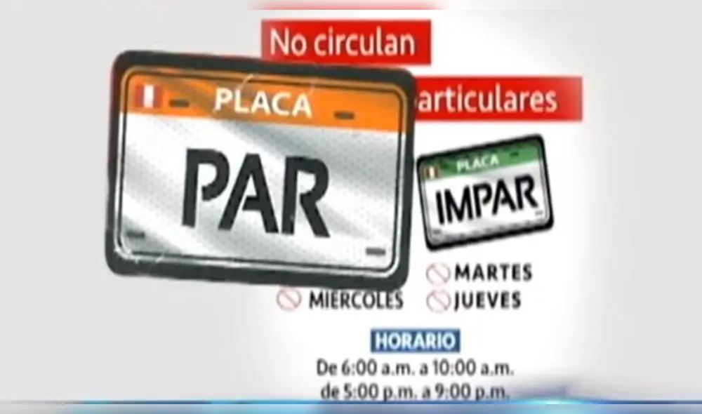 Flavia Laos infringe el nuevo plan de tránsito municipal “Pico y placa” [VIDEO]