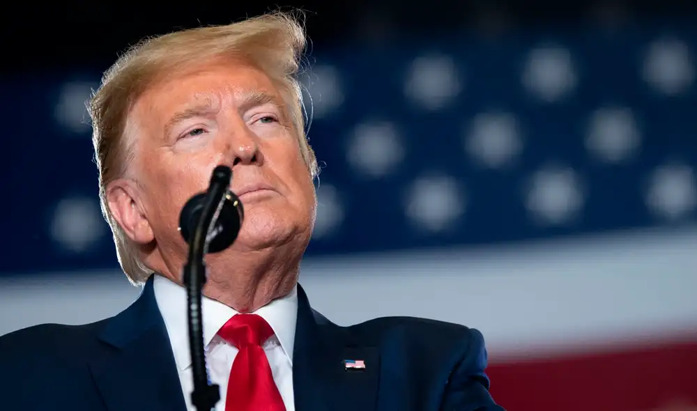 "Nuestro objetivo es defender la integridad de las elecciones, por lo que no permitiremos a los corruptos que nos roben", aseguró Trump. Foto: AFP "Nuestro objetivo es defender la integridad de las elecciones, por lo que no permitiremos a los corruptos que nos roben", aseguró Trump. Foto: AFP