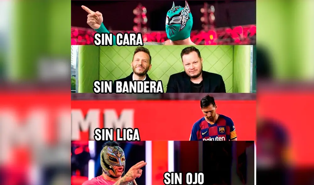 Los hilarantes memes no se hicieron esperar tras la impactante foto del ojo de Rey Mysterio tras su pelea con Seth Rollins. (FOTO: Composición La República).