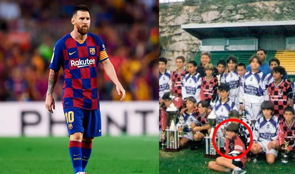 Lionel Messi dejó el equipo infantil de Newell's en el 2000 para unirse al Barcelona. Foto: FC Barcelona/Diario Hoy.