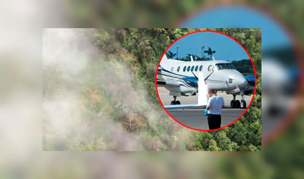 Accidente aéreo en Caracas. Foto: difusión. Accidente aéreo en Caracas. Foto: difusión.