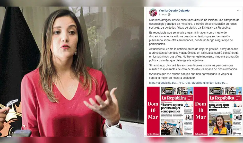 Yamila Osorio denunciará a los que usan su imagen en falsas portadas de diarios