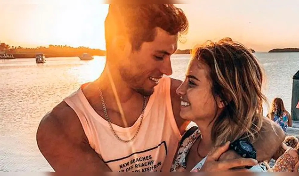 El chico reality hizo pasar un incómodo momento a su enamorada lanzándola a una piscina.