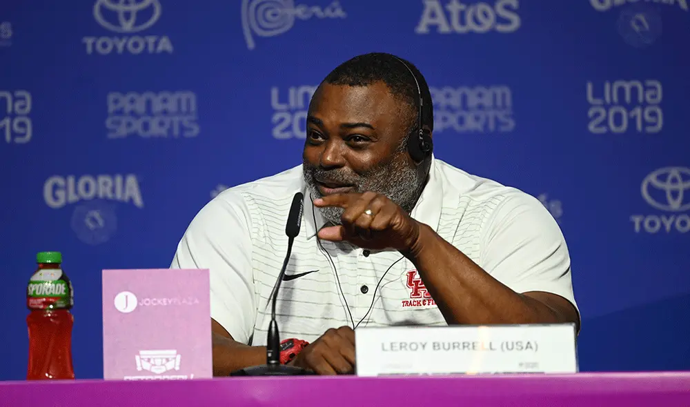 Carl Lewis y Leroy Burrell quedaron maravillados con las instalaciones de los Juegos Panamericanos Lima 2019. | Foto: AFP Carl Lewis y Leroy Burrell quedaron maravillados con las instalaciones de los Juegos Panamericanos Lima 2019. | Foto: AFP