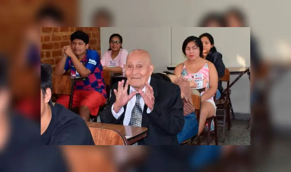 Adulto mayor que postuló a la Universidad Nacional Agraria: “hay que luchar hasta conseguirlo”