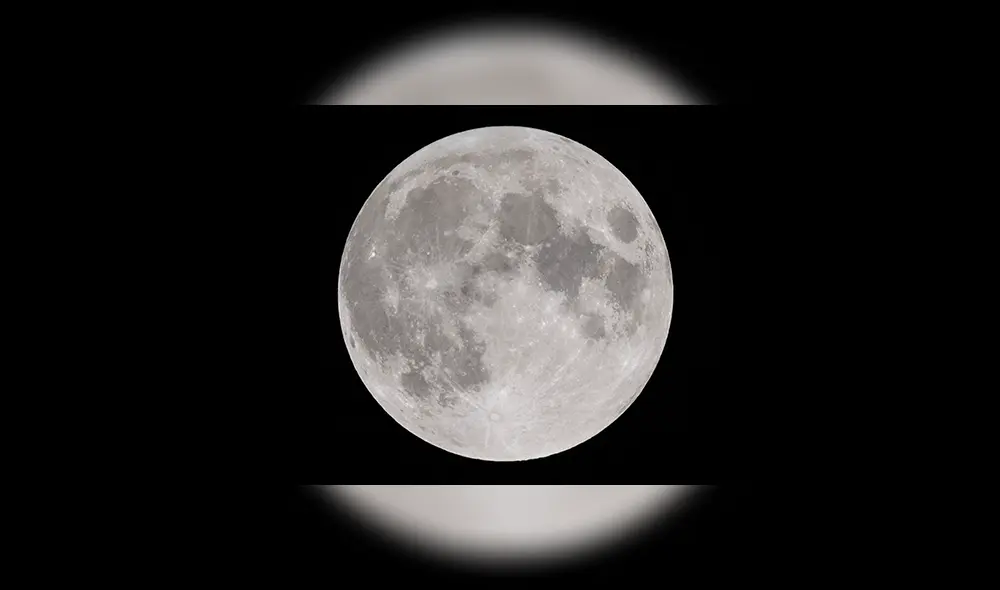 Luna de trueno. Foto: Andina Luna de trueno. Foto: Andina