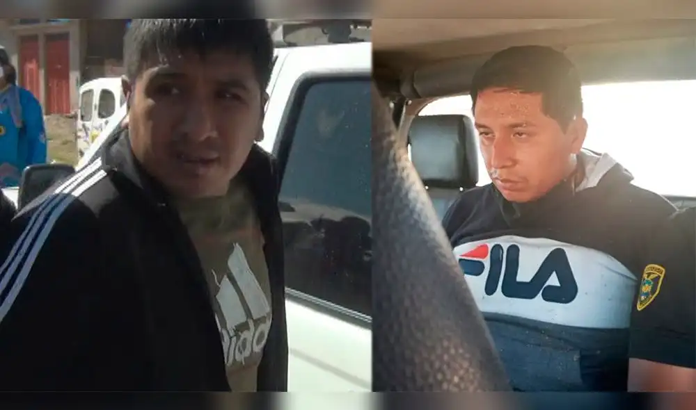 Policía trasladó a los ladrones hasta la comisaría de Juliaca, antes de querer ser linchados por la población. Foto: Sur Noticias Perú.