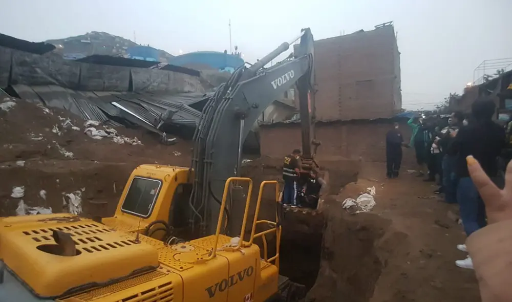 El túnel estaba a punto de ser concluido luego de más de año y medio de trabajo. La Policía Nacional tiene cercada la zona. Foto: Grace Mora / URPI - GLR