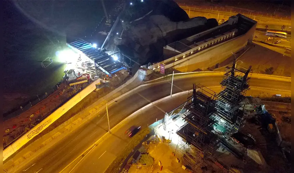 La estructura principal del puente La Amistad pesa aproximadamente 80 toneladas y tiene 48 metros de longitud y 6,90 de ancho. (Municipalidad de Miraflores)