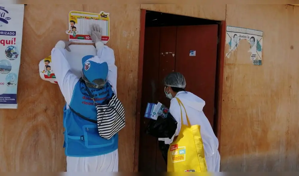 Sensibilizan a población para evitar casos de dengue. Foto: Diresa.