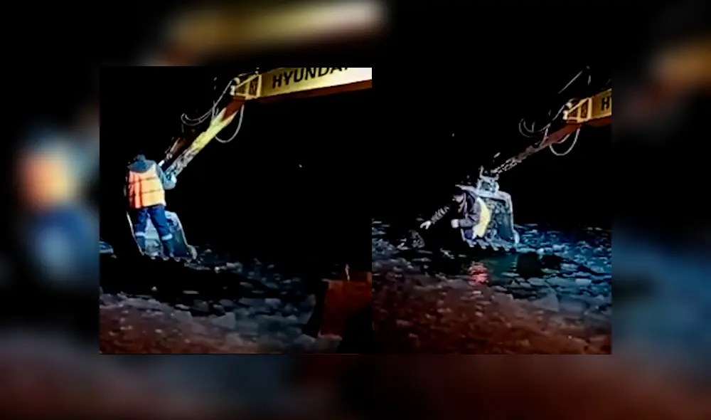 Video es viral en YouTube. Trabajadores dejaron sus actividades a mitad de la noche para auxiliar a un can que ladraba atascado en aguas congeladas Video es viral en YouTube. Trabajadores dejaron sus actividades a mitad de la noche para auxiliar a un can que ladraba atascado en aguas congeladas