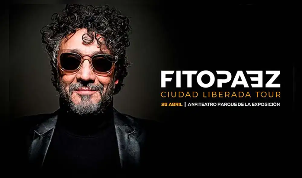 Fito Páez en concierto: presenta su nuevo disco “Ciudad Liberada” en el Parque de la Exposición