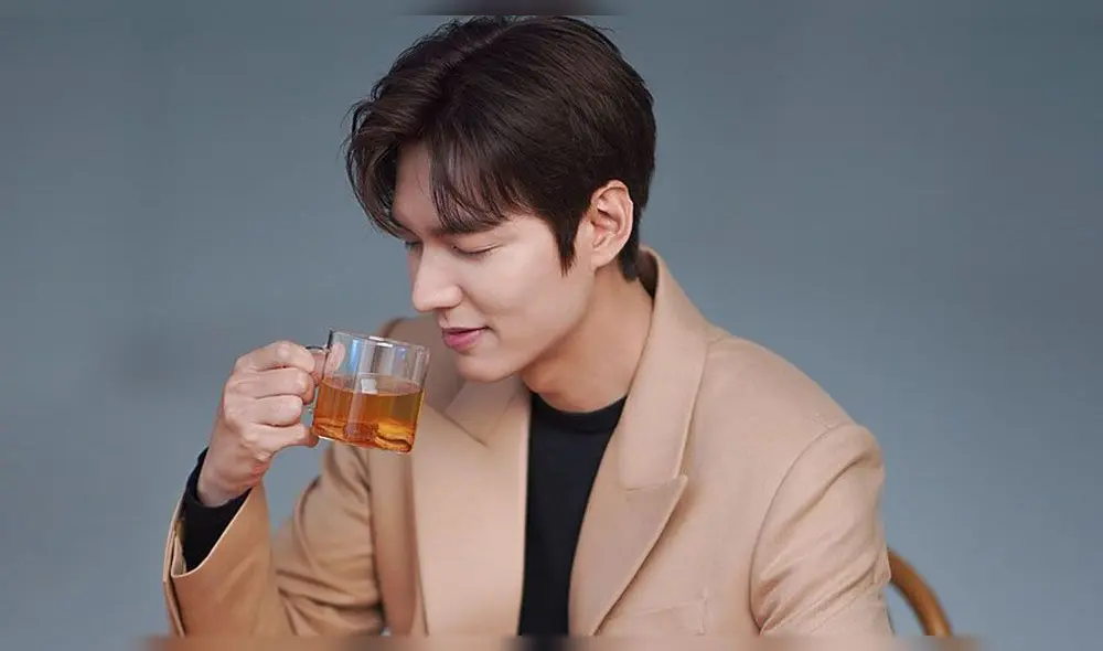 Lee Min Ho en detrás de escena para CF. Foto: MYM vía Naver