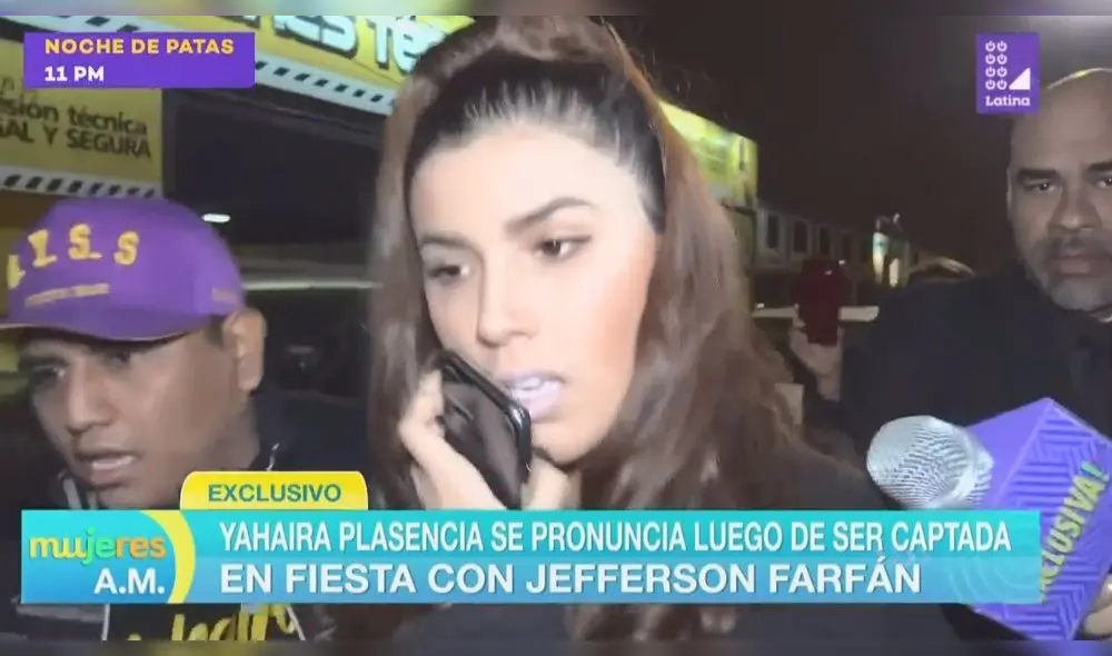 Yahaira Plasencia y Jefferson Farfán