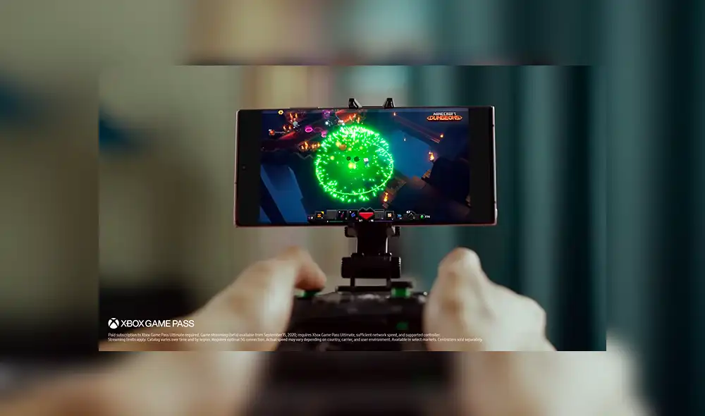Xcloud de Microsoft se lanzará en dispositivos Android el 15 de septiembre de 2020. Foto: Samsung.