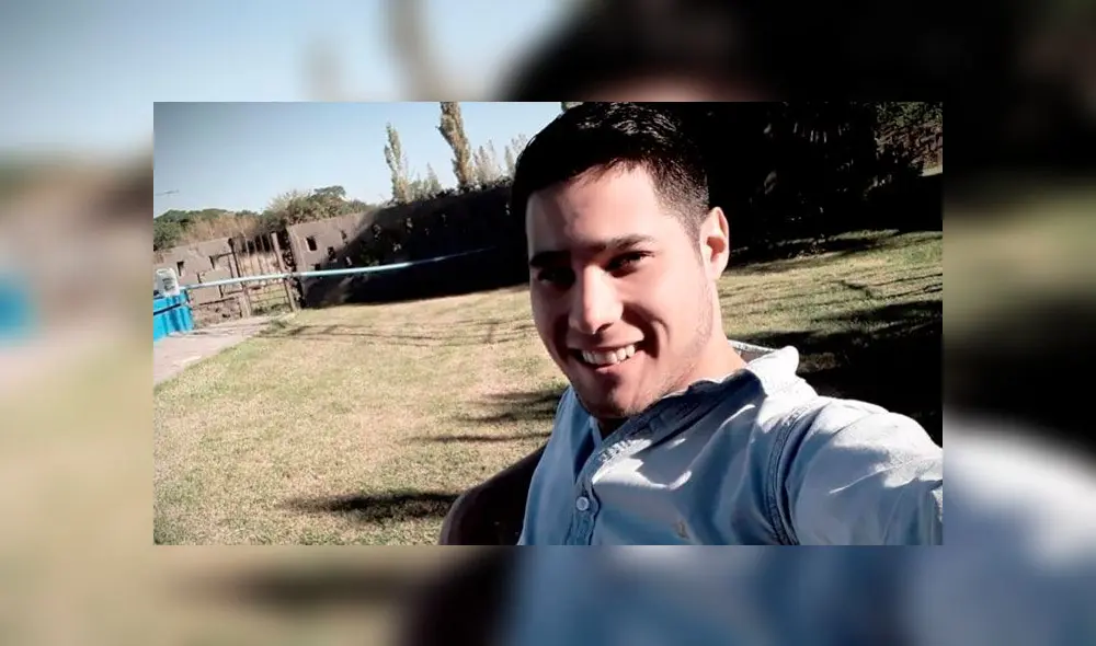 Brian David Dirassar, de 21 años. Su ex pareja lo había denunciado por acoso. Fuente: Facebook.