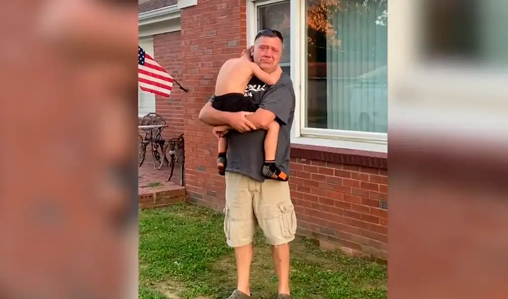 El pequeño pasó unos días al lado de su abuelo tras su reencuentro. Foto: Videlo / YouTube