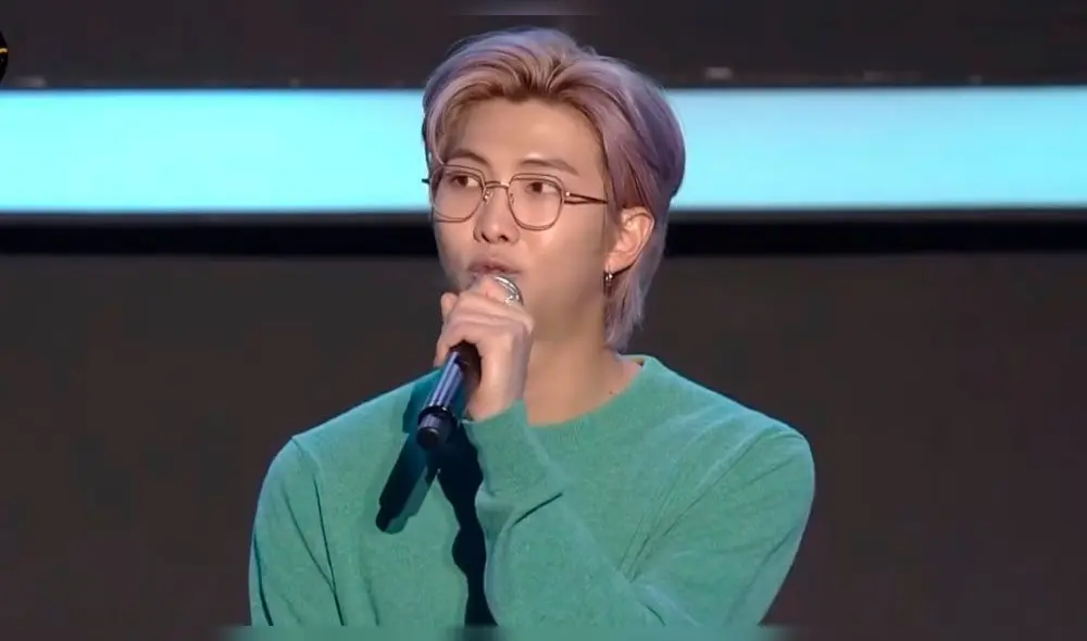 Namjoon es el líder de BTS y siempre ha dicho que "es una gran responsabilidad".