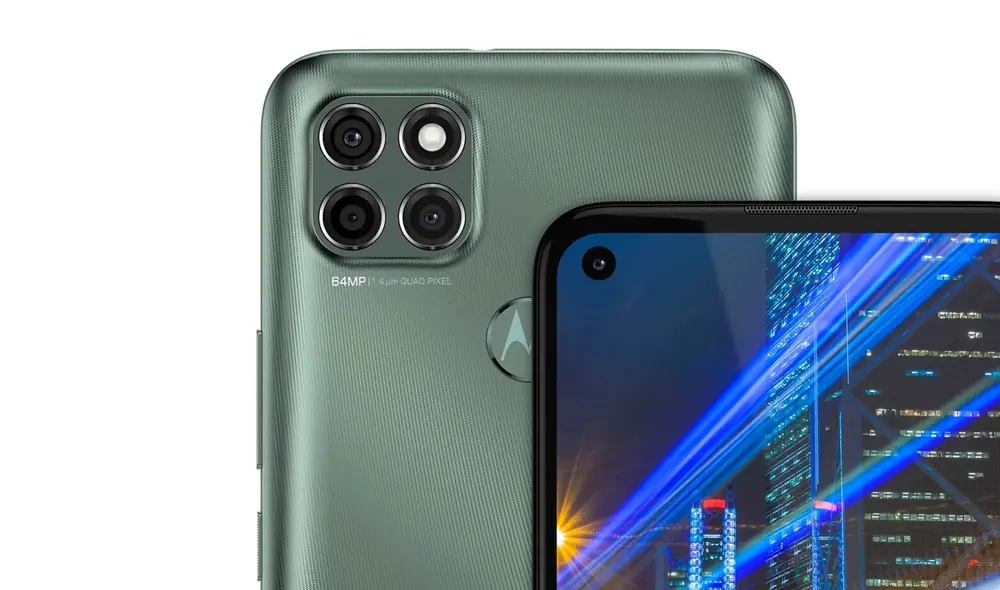 El sistema de triple cámara trasera. Foto: Motorola El sistema de triple cámara trasera. Foto: Motorola