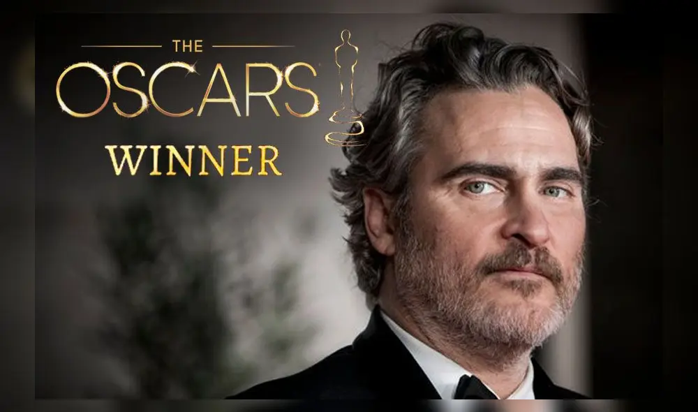 Phoenix se llevó el Oscar como mejor actor.