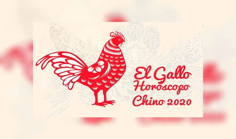 Horóscopo chino 2020: todas las predicciones para el Gallo en el Año de la Rata Horóscopo chino 2020: todas las predicciones para el Gallo en el Año de la Rata