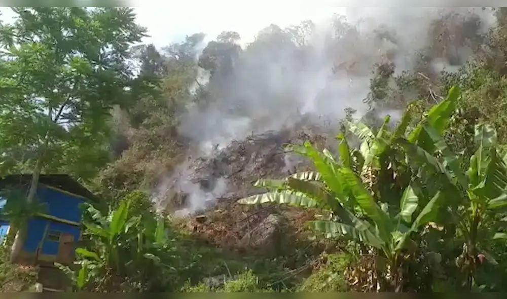 Puno: Incendio forestal en San Gabán no se extingue [VIDEO]