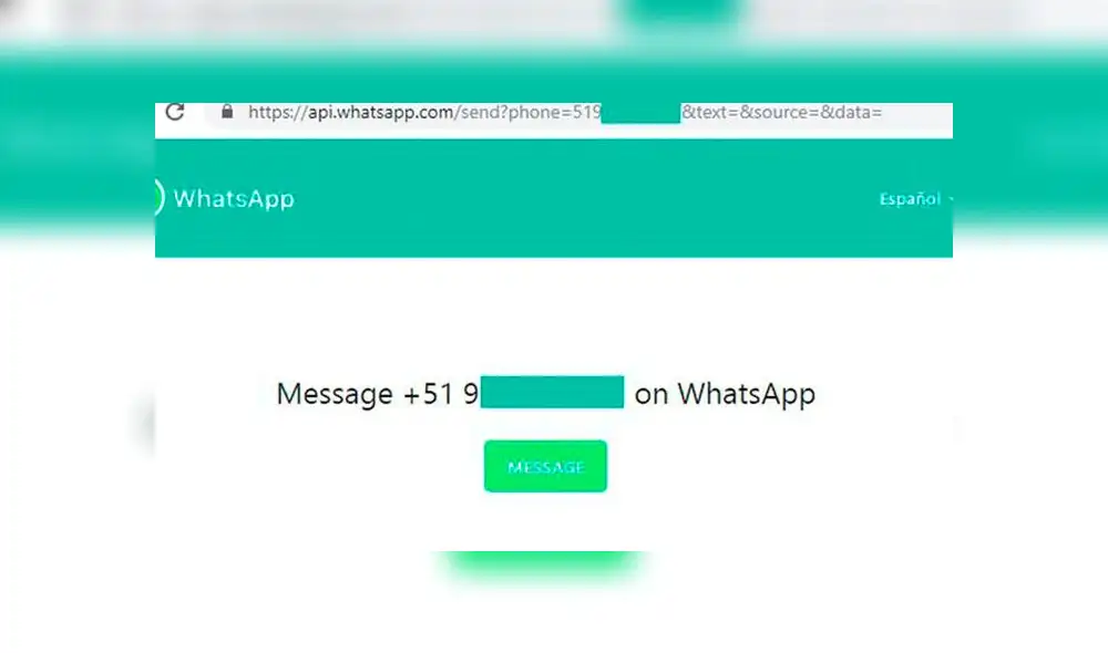 Podrás enviarle un mensaje de WhatsApp a cualquier persona, sin tener que agregarlo.