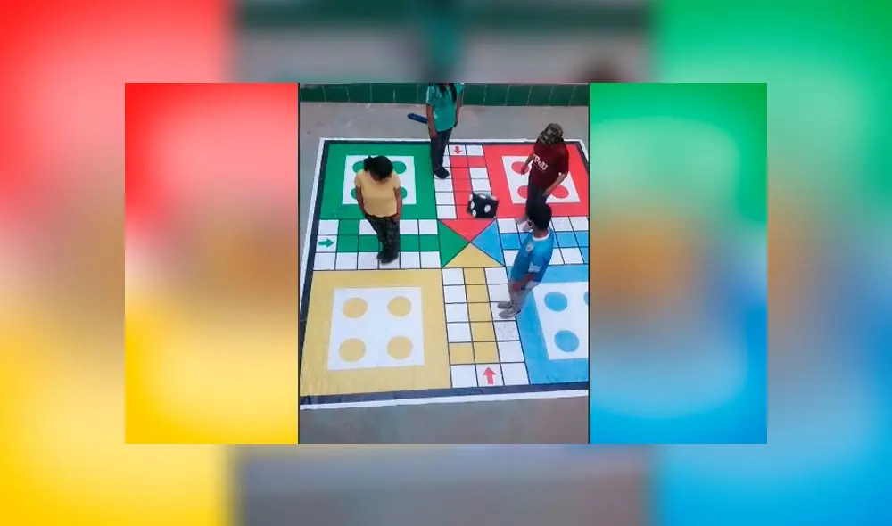 Desliza las imágenes para ver el increíble 'Ludo Club' que hizo una familia para divertirse en casa sin usar aplicativos. Foto: Roger Garcy/tikTok