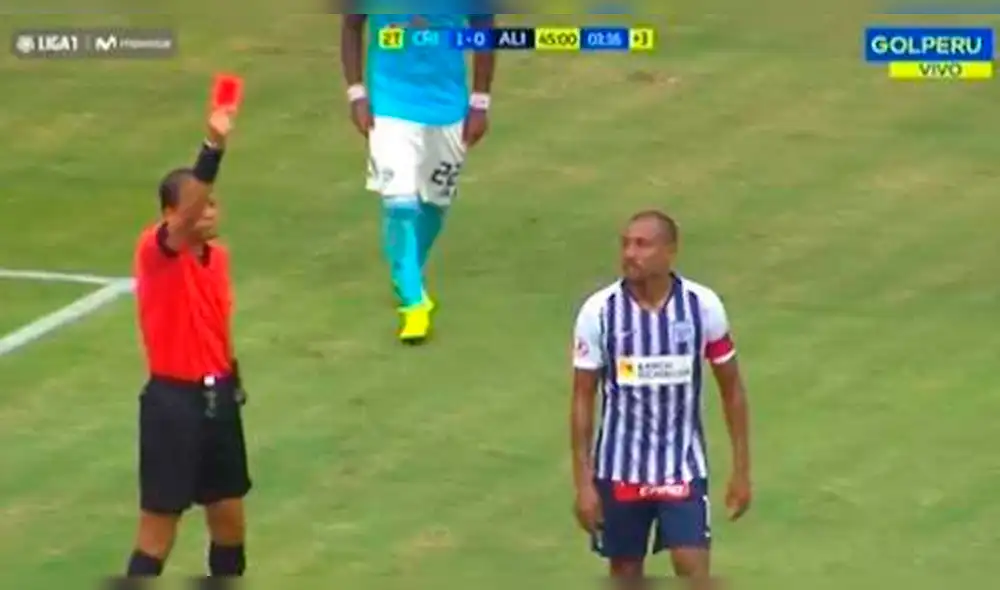 Polémica por la expulsión de 'Cachito' Ramírez al final del duelo ante Sporting Cristal [VIDEO]