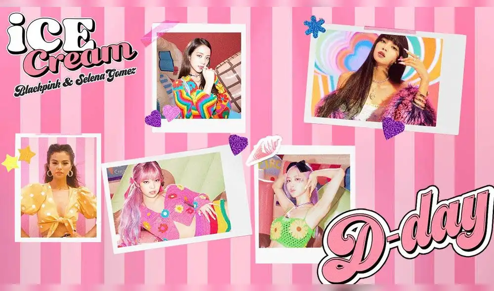 Todo sobre el estreno del MV "Ice cream" de BLACKPINK y Selena Gomez. Créditos: YG Entertainment