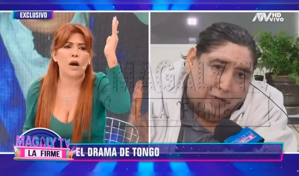 Magaly Medina y Tongo discuten en Magaly tv, la firme Magaly Medina y Tongo discuten en Magaly tv, la firme