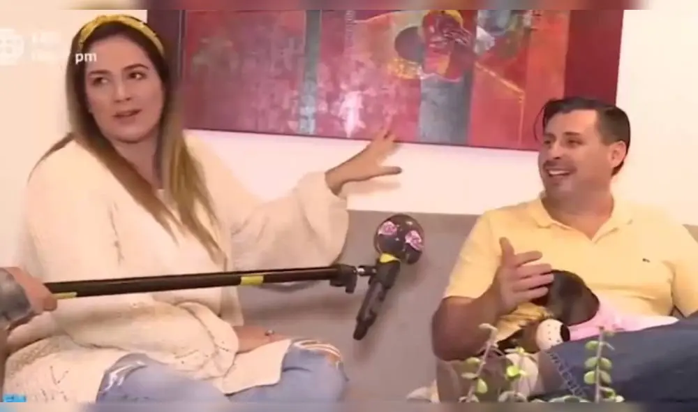 Marina Mora presenta a su novio Alejandro en En boca de todos. | FOTO: Captura América TV.