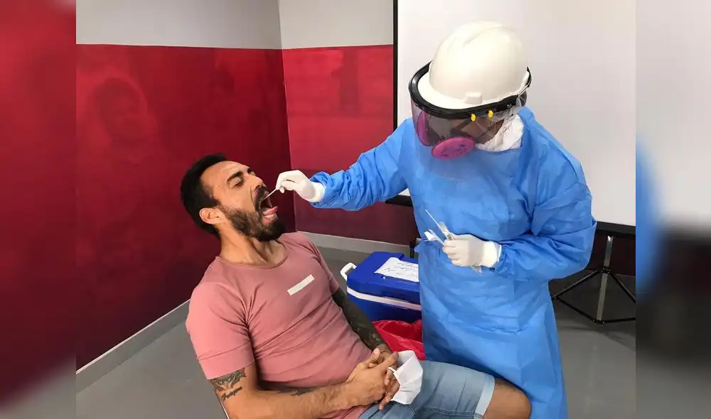 Leandro Fleitas, uno de los primeros en llegar. (Foto: Prensa UCV)