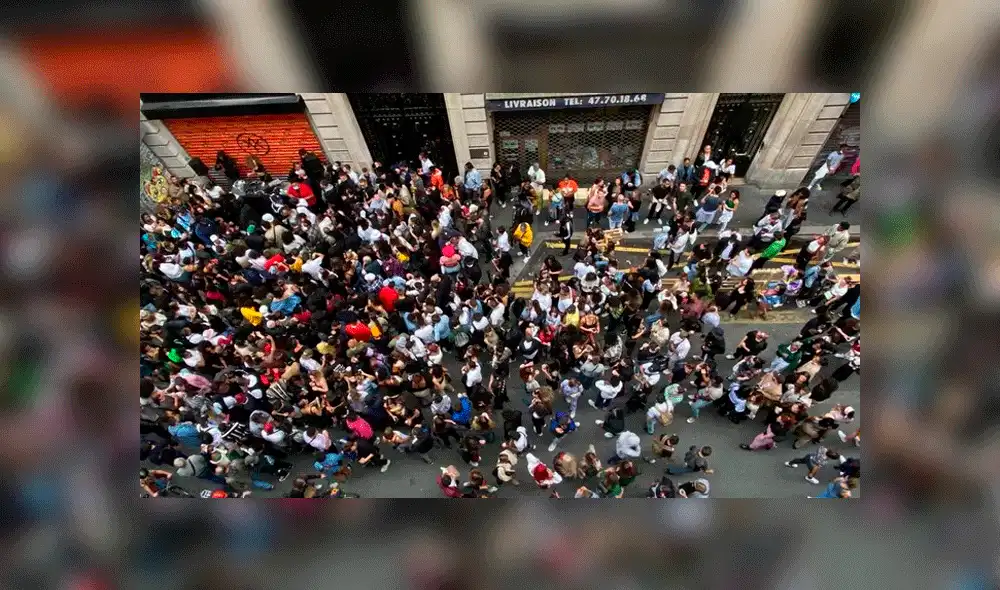 Varias calles de Paris registraron altas concentraciones de personas. Foto: Le Figaro. Varias calles de Paris registraron altas concentraciones de personas. Foto: Le Figaro.